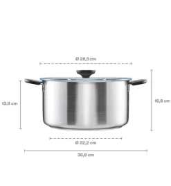 FISKARS FUNCTIONAL FORM 1072318 Garnek 7 l z pokrywką