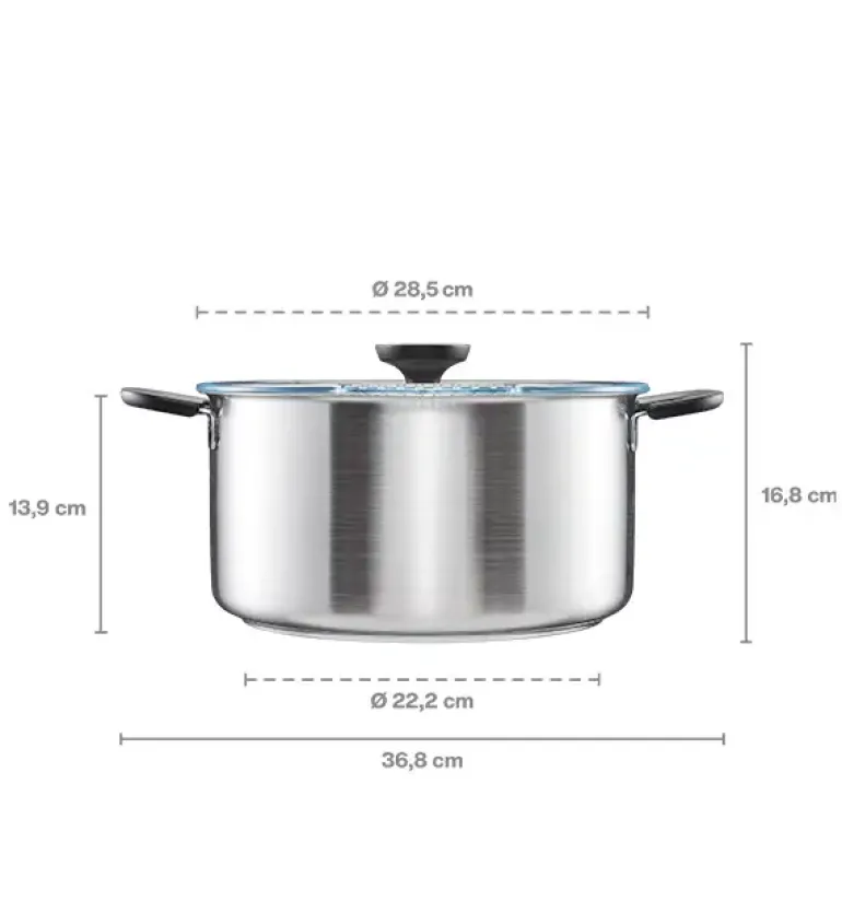 FISKARS FUNCTIONAL FORM 1072318 Garnek 7 l z pokrywką
