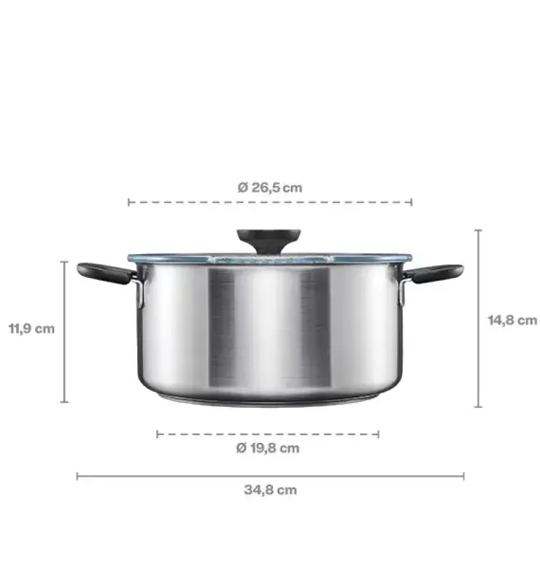 FISKARS FUNCTIONAL FORM 1072317 Garnek 5 l z pokrywką