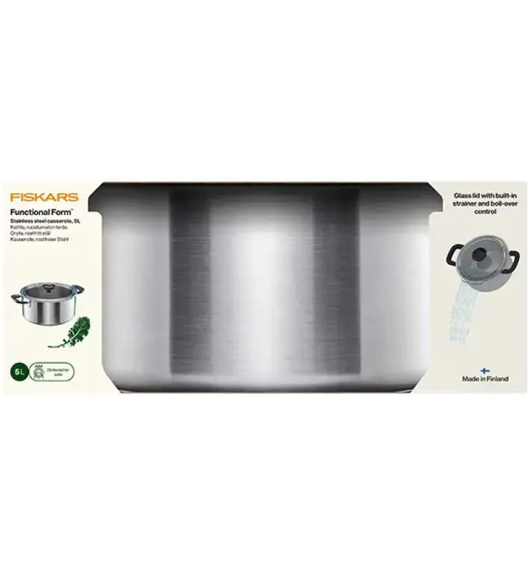 FISKARS FUNCTIONAL FORM 1072317 Garnek 5 l z pokrywką