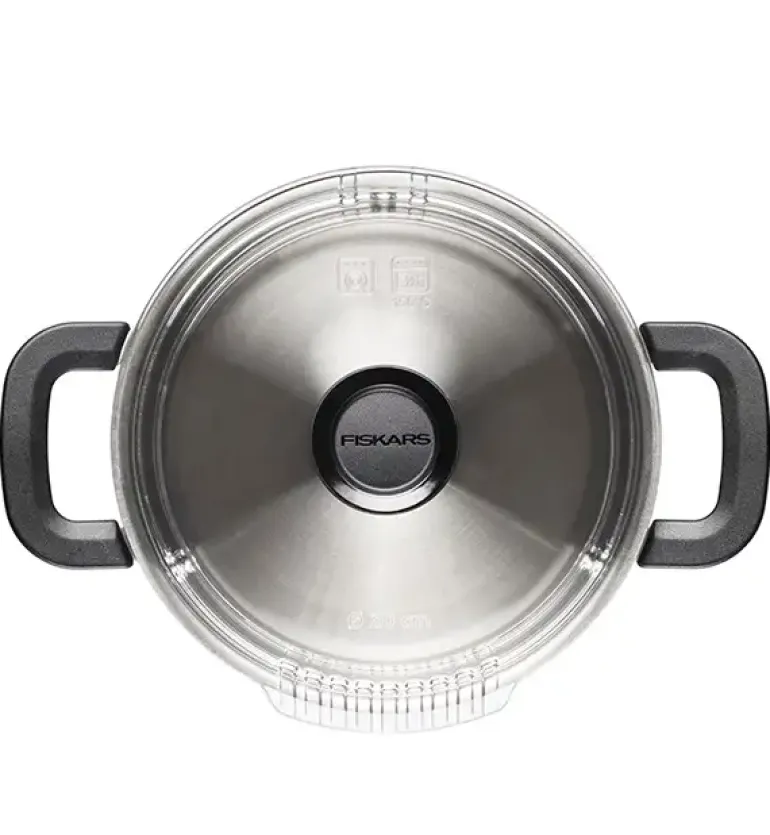 FISKARS FUNCTIONAL FORM 1072316 Garnek 3 l z pokrywką / stal nierdzewna