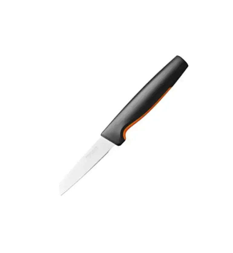 FISKARS FUNCTIONAL FORM 1057555 Komplet 3 noży w bloku czarnym + ostrzałka Fiskars Essential