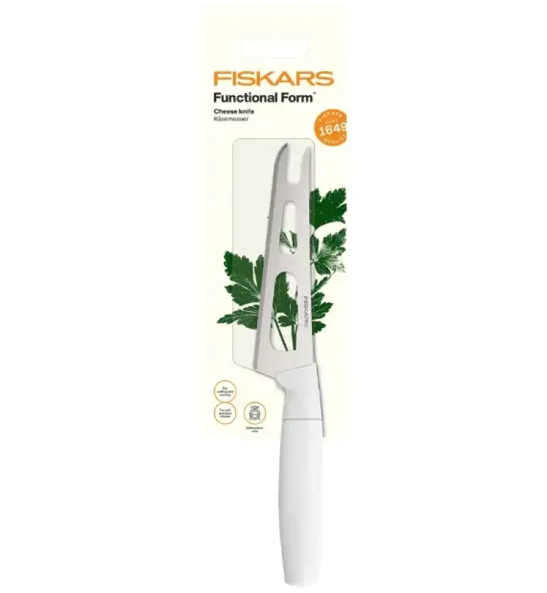FISKARS FUNCTIONAL FORM Komplet 7 noży kuchennych luzem + Ostrzałka ESSENTIAL