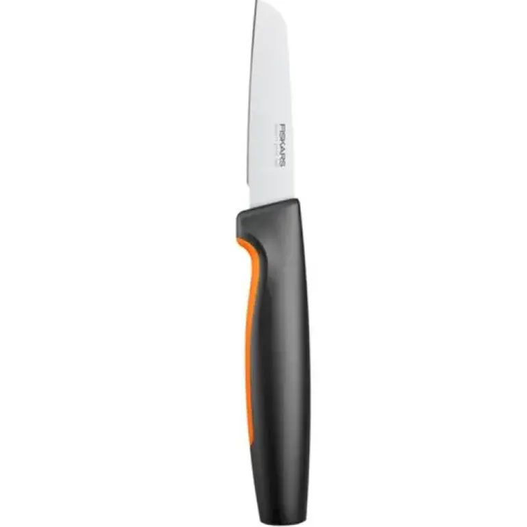 FISKARS FUNCTIONAL FORM 1057556+1057551 Komplet 4 noży kuchennych + deska do krojenia 35x25 cm + ostrzałka ceramiczna Essential Roll-Sharp