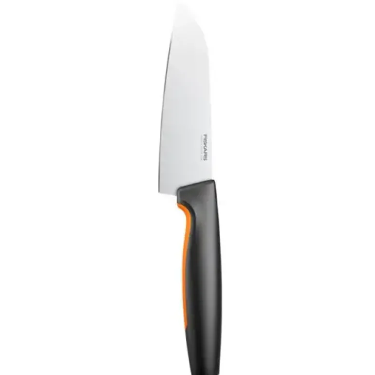 FISKARS FUNCTIONAL FORM 1057556+1057551 Komplet 4 noży kuchennych + deska do krojenia 35x25 cm + ostrzałka ceramiczna Essential Roll-Sharp