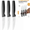 FISKARS FUNCTIONAL FORM 1057557+1057564 Komplet 5 noży kuchennych (2+3) w pudełku / stal nierdzewna