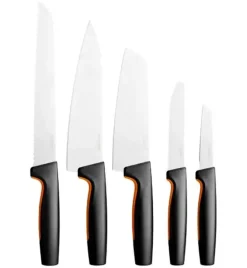 FISKARS FUNCTIONAL FORM 1057556+1057558 Komplet 8 noży (3+5) w pudełkach / stal nierdzewna
