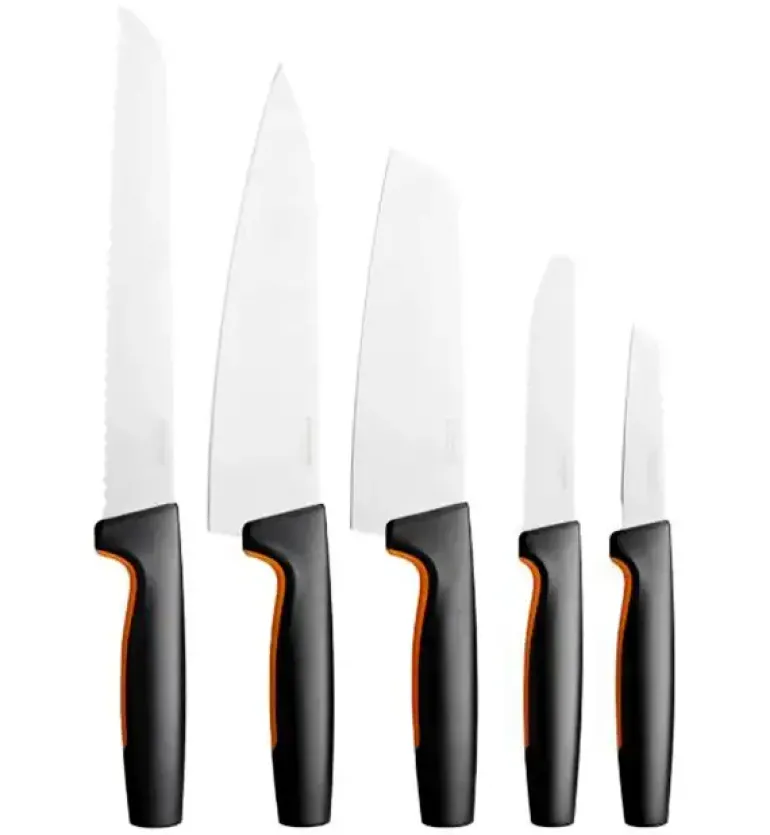 FISKARS FUNCTIONAL FORM 1057558 Komplet 5 noży kuchennych STARTER SET w pudełku / stal nierdzewna