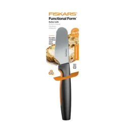FISKARS FUNCTIONAL FORM Komplet 5 noży kuchennych luzem + Ostrzałka ESSENTIAL