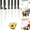 FISKARS FUNCTIONAL FORM 1057556+1057559 Komplet 6 noży (3+3) w pudełkach + ostrzałka ESSENTIAL