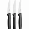 FISKARS FUNCTIONAL FORM 1057557+1057564 Komplet 5 noży kuchennych (2+3) w pudełkach + ostrzałka ESSENTIAL