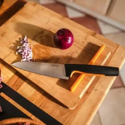 FISKARS FUNCTIONAL FORM Komplet 7 noży kuchennych luzem + Ostrzałka EDGE
