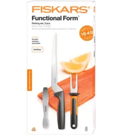 FISKARS FUNCTIONAL FORM 1057560 Komplet do ryb 3 el w pudełku / stal nierdzewna