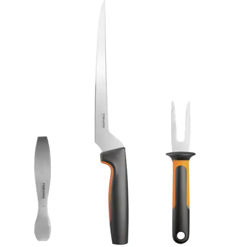 FISKARS FUNCTIONAL FORM 1057560 Komplet do ryb 3 el w pudełku / stal nierdzewna