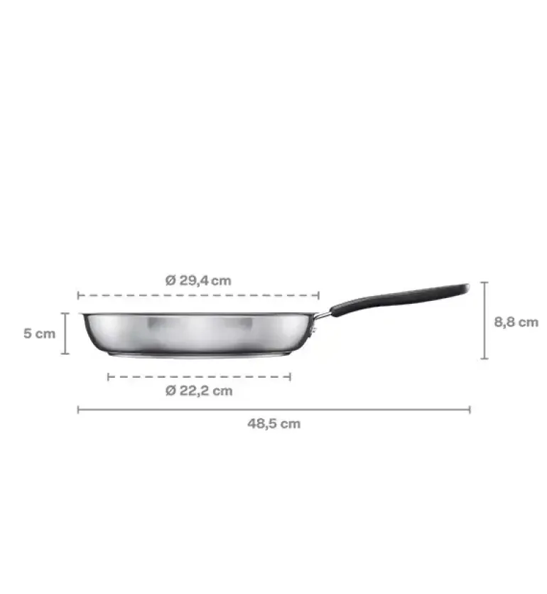 FISKARS FUNCTIONAL FORM Komplet patelni 20, 24, 28 cm + pokrywki silikonowe TADAR + Wok / powłoka Ceratec™