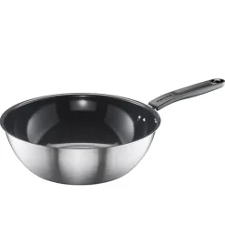 FISKARS FUNCTIONAL FORM Komplet patelni 20, 24, 28 cm + pokrywki silikonowe TADAR + Wok / powłoka Ceratec™