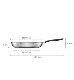 FISKARS FUNCTIONAL FORM Komplet patelni 20, 24, 28 cm / powłoka Ceratec™