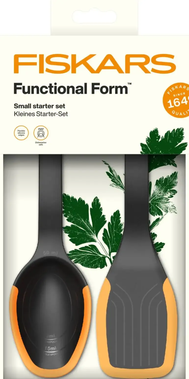 FISKARS FUNCTIONAL FORM 1027307 Mały zestaw kuchenny (łyżka + szpatułka)