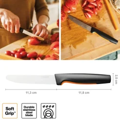 FISKARS FUNCTIONAL FORM 1057543 Nóż do pomidorów 11 cm / stal nierdzewna