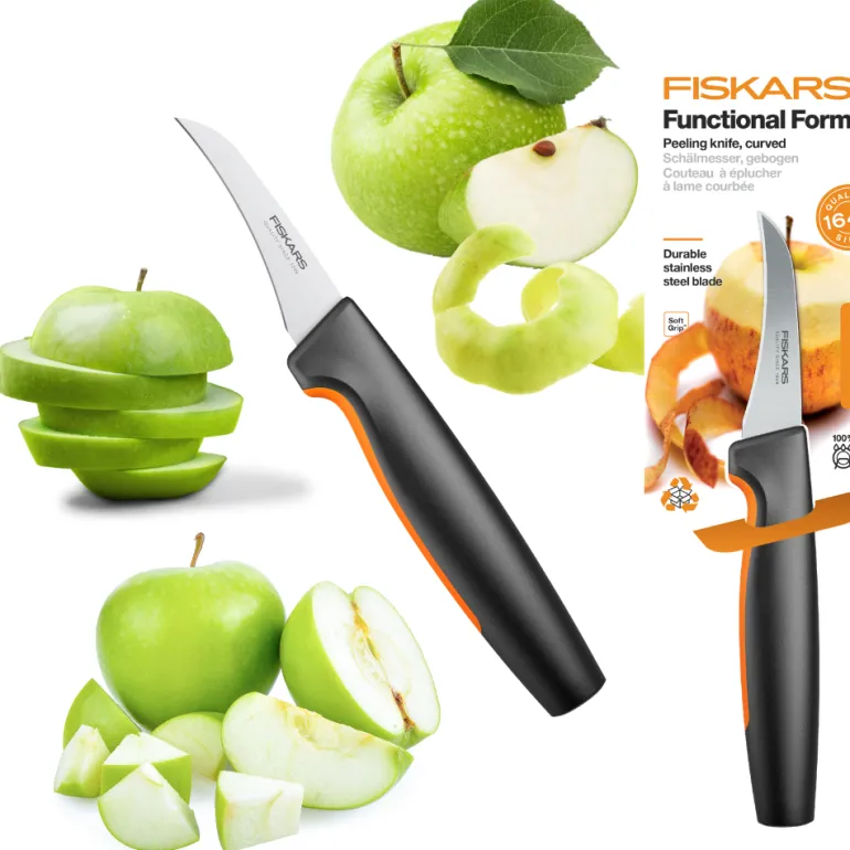 FISKARS FUNCTIONAL FORM 1057545 Nóż do skrobania 7 cm zagięty / stal nierdzewna