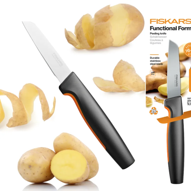 FISKARS FUNCTIONAL FORM 1057544 Nóż do skrobania 8 cm prosty / stal nierdzewna