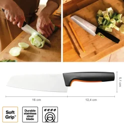 FISKARS FUNCTIONAL FORM 1057536 Nóż Santoku 16 cm / stal nierdzewna