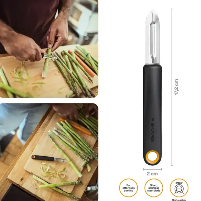 FISKARS FUNCTIONAL FORM 1079907 Obieraczka do warzyw ze stałym ostrzem / stal nierdzewna