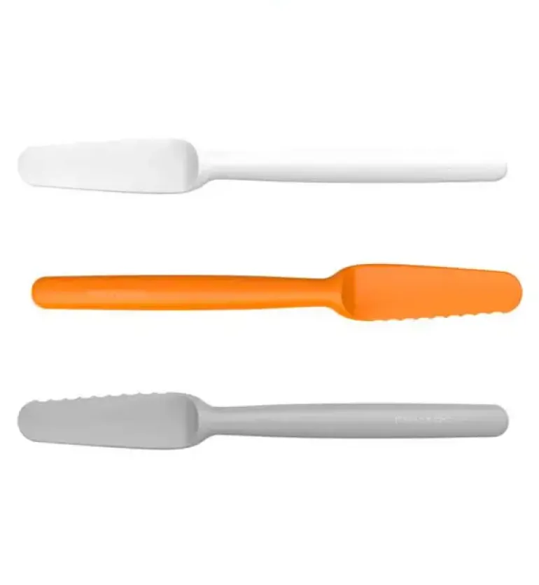 FISKARS FUNCTIONAL FORM 1016121 Zestaw 3 noży do smarowania / tworzywo sztuczne