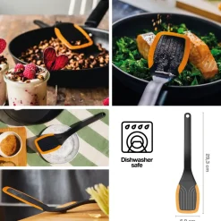 FISKARS FUNCTIONAL FORM 1027306 Zestaw kuchenny (łyżka + szpatułka + szczypce)