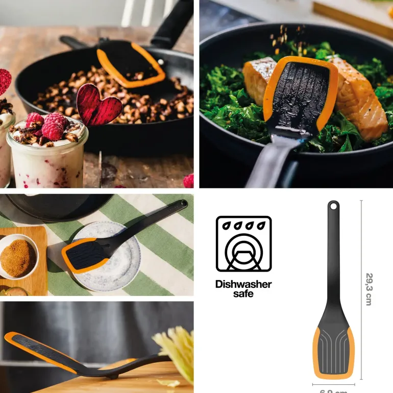 FISKARS FUNCTIONAL FORM 1027306 Zestaw kuchenny (łyżka + szpatułka + szczypce)