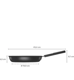 FISKARS HARD FACE Komplet garnki z pokrywkami 8 el + Patelnie 20, 24, 28 cm + pokrywki silikonoweTADAR / powłoka Ceratec™ Superior