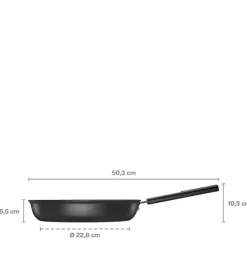 FISKARS HARD FACE Komplet garnki z pokrywkami 8 el + Patelnie 20, 24, 28 cm + pokrywki silikonoweTADAR / powłoka Ceratec™ Superior