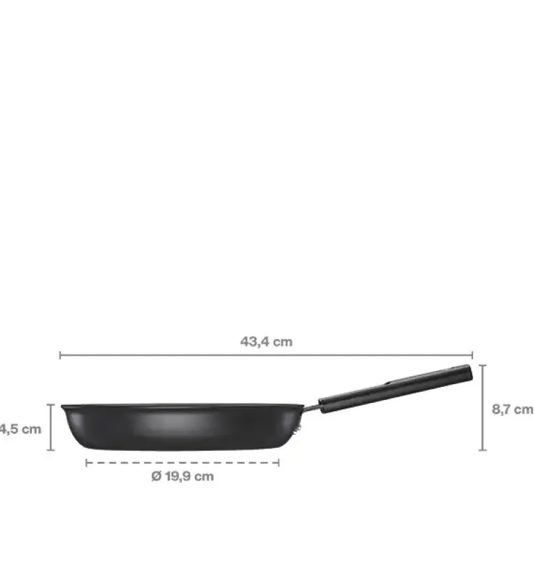 FISKARS HARD FACE Komplet patelnie 20, 24, 28 cm / powłoka Ceratec™ Superior