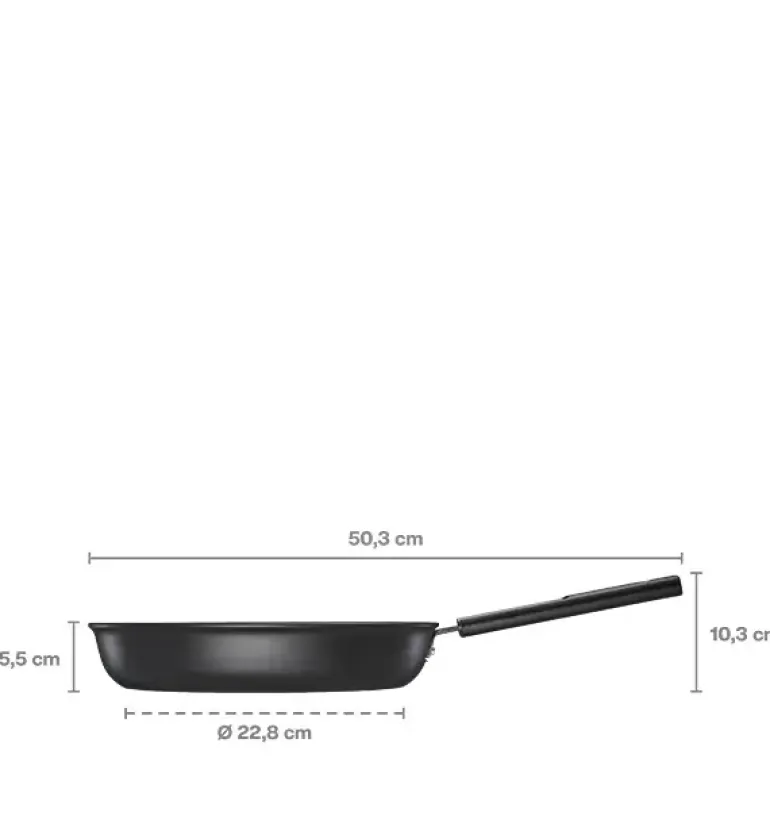 FISKARS HARD FACE Komplet patelnie 20, 24, 28 cm + pokrywki silikonowe TADAR + naleśnikowa / powłoka Ceratec™ Superior