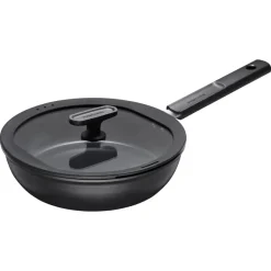 FISKARS HARD FACE Patelnia 24 cm z pokrywką / powłoka Ceratec™ Superior