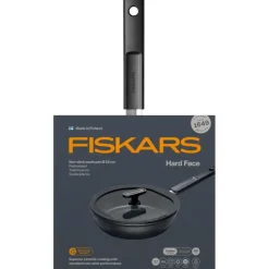 FISKARS HARD FACE Patelnia 24 cm z pokrywką / powłoka Ceratec™ Superior