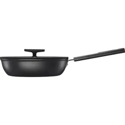 FISKARS HARD FACE Patelnia 24 cm z pokrywką / powłoka Ceratec™ Superior