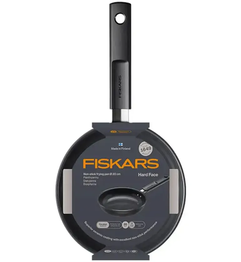 FISKARS HARD FACE 1075457 Patelnia 20 cm / powłoka Ceratec™ Superior