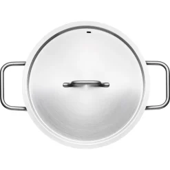 FISKARS Zestaw garnków 5 el | Garnek 20 cm / 3 L + Rondel 16 cm / 1,5 L + Patelnia 28 cm