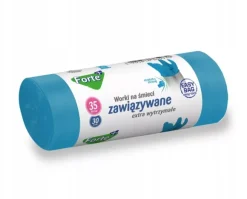 FORTE+ EASY-BAG Komplet 10x Worki na śmieci 35 L | 30 szt. / zawiązywane + 10x Worki na śmieci 35 L | 30 szt. / zawiązywane / zapach magnolia