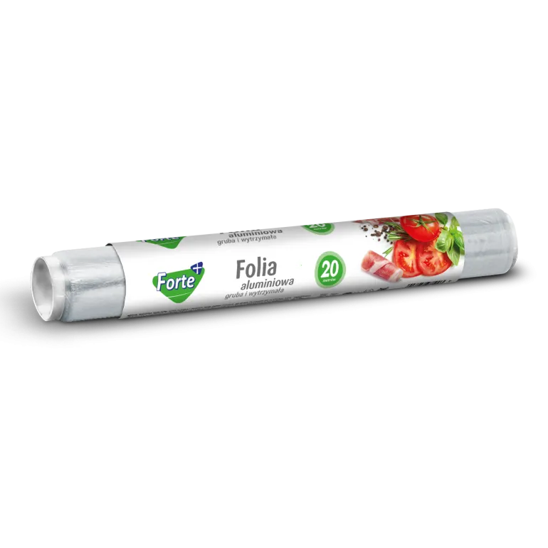 FORTE+ Komplet 5x Folia aluminiowa 20 m / spożywcza / rolka