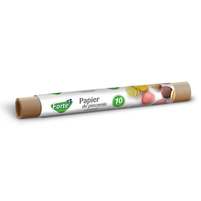 FORTE+ Papier do pieczenia w arkuszach 10 szt. / rolka
