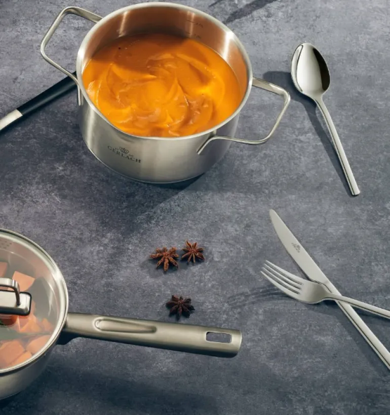 GERLACH AMBIENTE Garnek 10 l z pokrywką 28 cm / stal nierdzewna