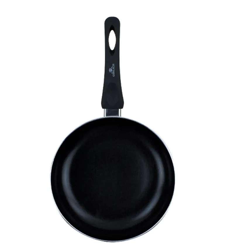 GERLACH AMBIENTE Komplet Garnki z pokrywkami 10 el + Patelnie Initial 20, 24, 28 cm z pokrywkami / stal nierdzewna / indukcja