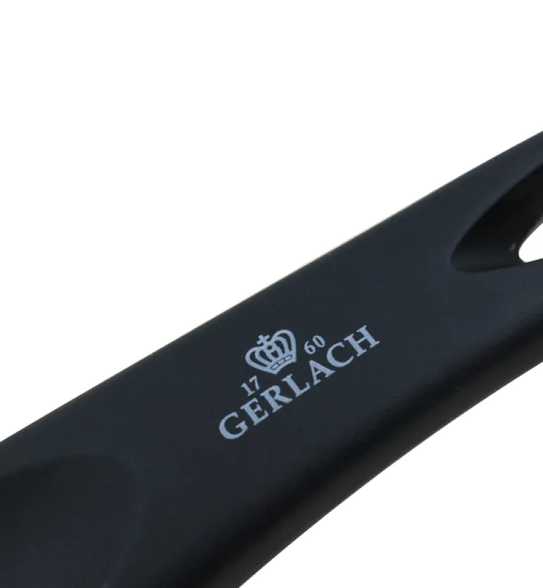 GERLACH AMBIENTE Komplet Garnki z pokrywkami 10 el + Patelnie Initial 20, 24, 28 cm z pokrywkami / stal nierdzewna / indukcja