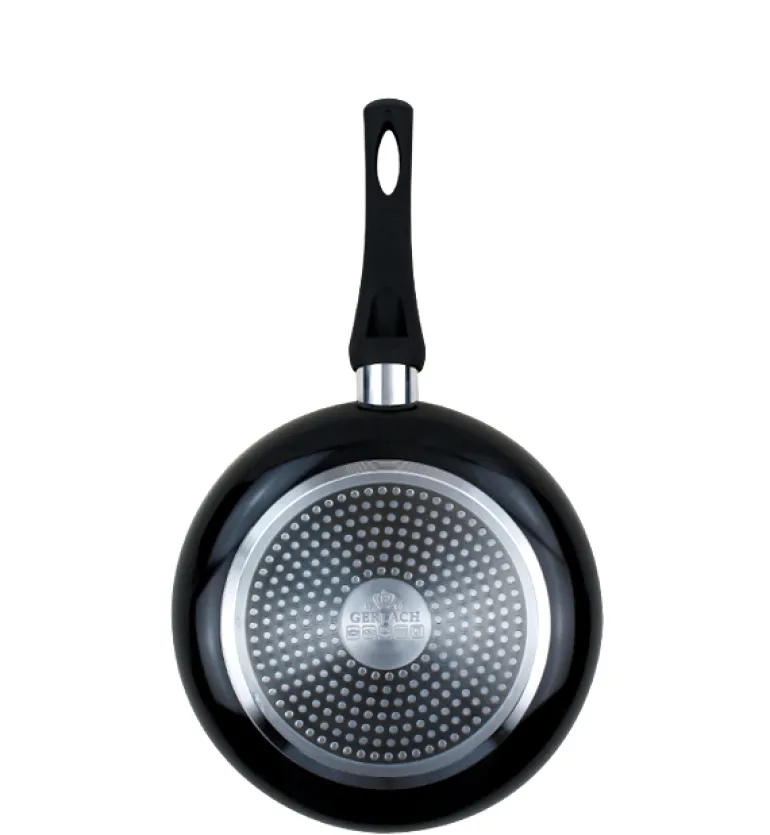 GERLACH AMBIENTE Komplet Garnki z pokrywkami 10 el + Patelnie Initial 20, 24, 28 cm + patelnia naleśnikowa 26 cm + brytfanna / stal nierdzewna / indukcja
