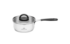 GERLACH AMBIENTE PLUS Komplet Garnki z pokrywkami 10 el + Patelnie Initial 24, 28 cm + Pokrywki szklane TADAR