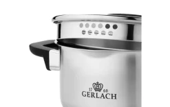 GERLACH AMBIENTE PLUS Komplet Garnki z pokrywkami 10 el / stal nierdzewna 18/10 / indukcja