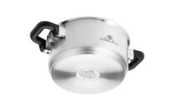 GERLACH AMBIENTE PLUS Komplet Garnki z pokrywkami 10 el - stal nierdzewna 18/10 + Brytfanna Granitex