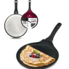 GERLACH AMBIENTE PLUS Komplet Garnki z pokrywkami 10 el - stal nierdzewna 18/10 + Patelnia Granitex 20, 24, 28 cm + Patelnia naleśnikowa 26 cm + Brytfanna Granitex
